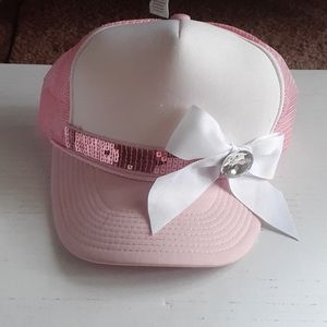 Girly pink snapback
